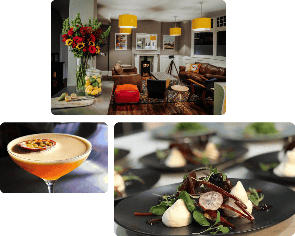 The Clockwork Hotel Homepage Image Collage